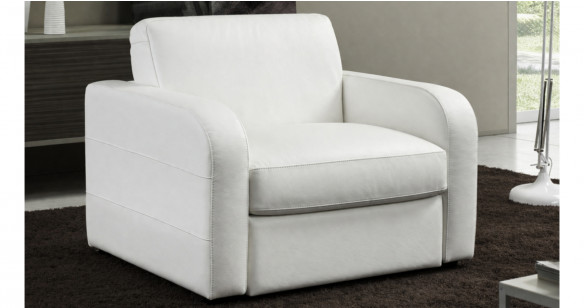 ROSA 100% Cuir convertible express syst�me Fast'Bed 