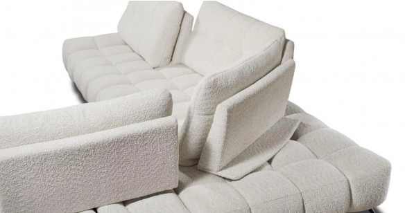 SIMBA canap tissu entirement modulable Dossiers Avance-Recule