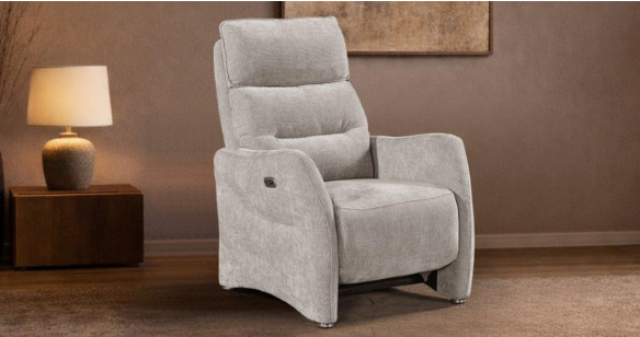 SOLEIL canap� tissu avec relaxations �lectriques