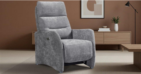 SOLEIL canap� tissu avec relaxations �lectriques