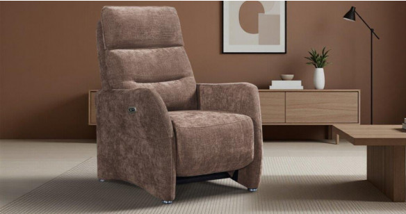 SOLEIL canap� tissu avec relaxations �lectriques
