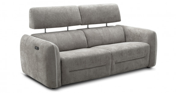 STEPHANIE canap� Tissu ou 100% cuir Relaxation �lectrique et T�ti�res �lectrique ou fixe