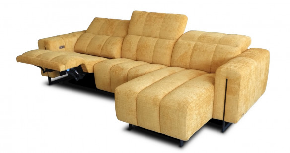TEMPETE Angle Mridienne tissu Relaxation Electrique (en option) ou Fixe