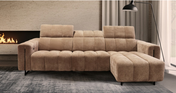 TEMPETE Angle M�ridienne tissu Relaxation Electrique (en option) ou Fixe