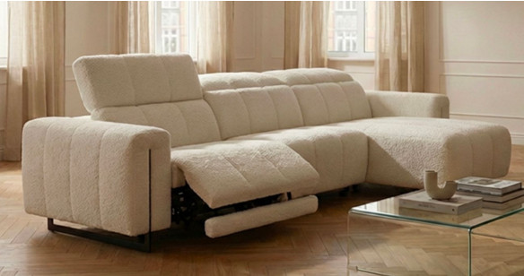 TEMPETE Angle M�ridienne tissu Relaxation Electrique (en option) ou Fixe