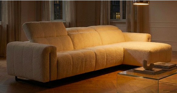 TEMPETE Angle M�ridienne tissu Relaxation Electrique (en option) ou Fixe