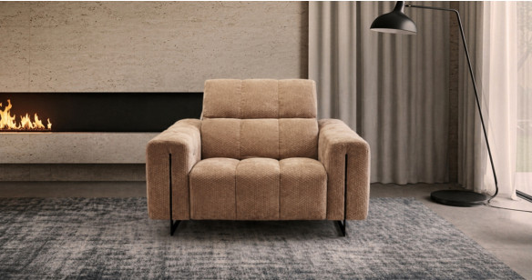 TEMPETE Angle M�ridienne tissu Relaxation Electrique (en option) ou Fixe