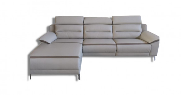 TONDO Angle Mridienne 100% Cuir Vachette Premium ou Excellium avec Relaxation lectrique ou Fixe