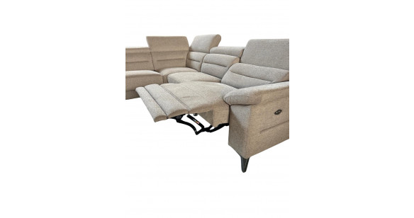 URBANO Angle 100% en tissu avec Relaxation lectrique