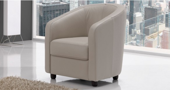 VICTORIA Fauteuil Cabriolet Micronabuck ou 100% Cuir