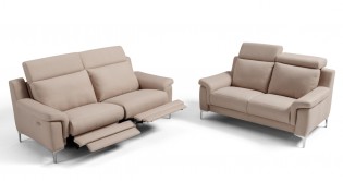 AMINA Canap 100% Cuir Relaxation Electrique