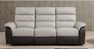 CHERYNE CANAP 3 PLACES 2 RELAX 100% CUIR PREMIUM - EN STOCK -
