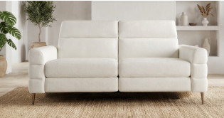 LUINEUX 100% cuir Relaxation avec t�ti�res Electrique (en option) ou canap� Fixe