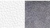 Vachette Premium B:Blanc/C: Microfibre Gris Foncé