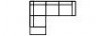 Canap 2places Angle terminal Gauche