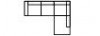 Canap 2places Angle + terminal coffre Droit