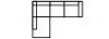 Canap 2places Angle + terminal coffre Gauche