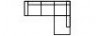 Canap 3places Angle + terminal coffre Droit