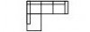 Canap 3places Angle + terminal coffre Gauche