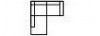 Canap 1.5place Angle + terminal Gauche