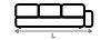 Canap� 3places maxi convertible accoudoir D