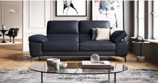 TONNY 100% Cuir Vachette Premium ou Excellium accoudoirs r�glables