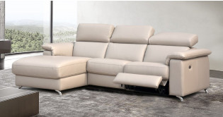 MAYA Angle Méridienne 100% Cuir 1.8MM avec Relaxation électrique