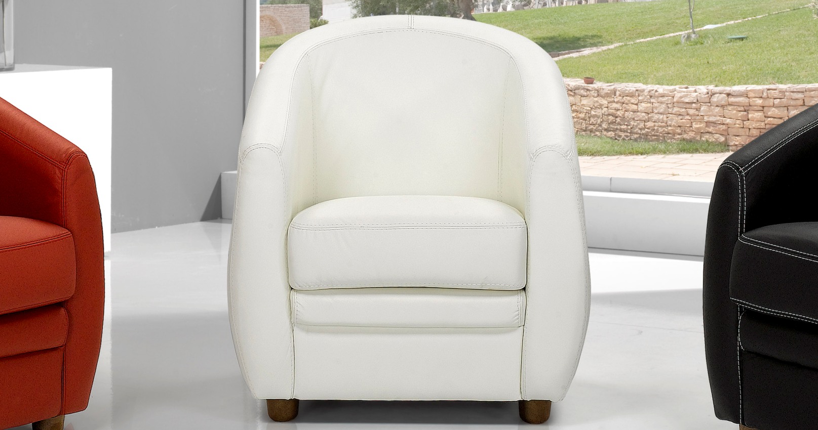 ASTI Fauteuil Cabriolet Cuir ASTI Fauteuil Cabriolet Cuir