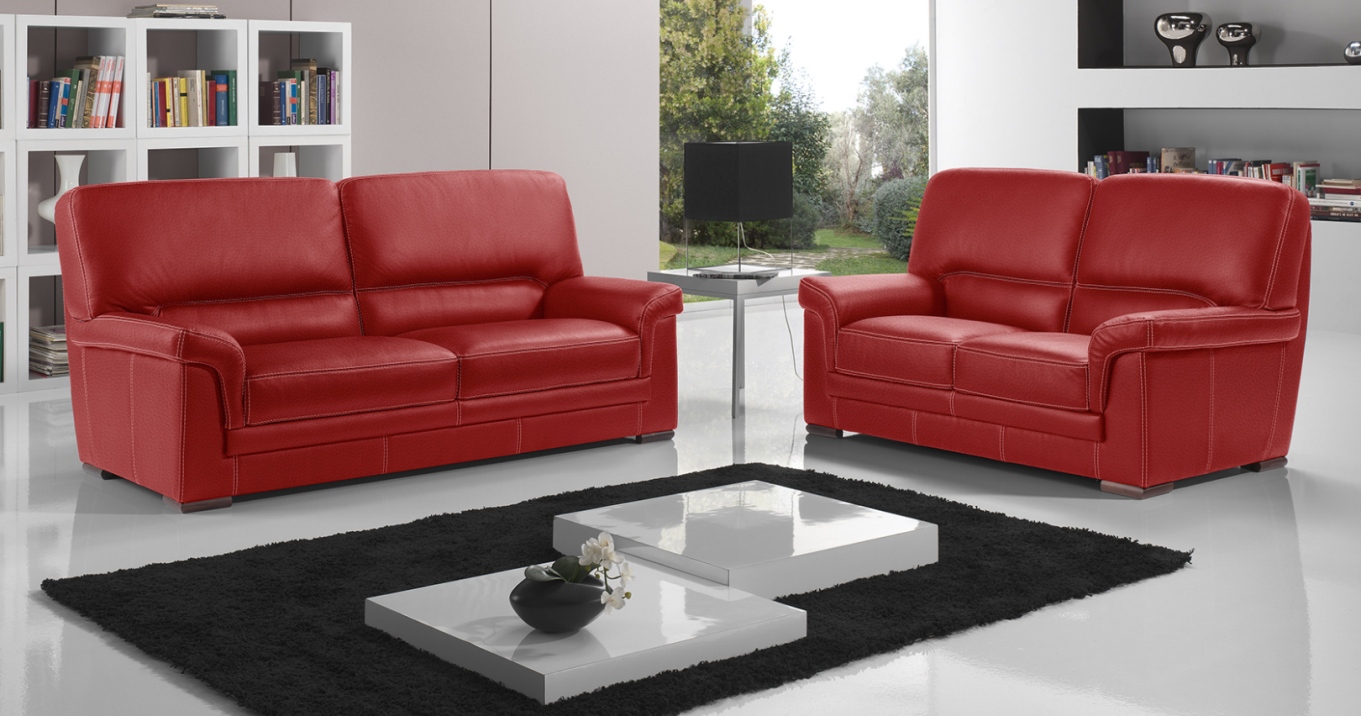 Cuir Salon Buffle 3 Premium 2 Milan RL5j34A