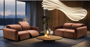 CLYDE CONVERTIBLE + REPOSE PIEDS ELECTRIQUE MICRONABUCK