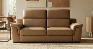 ARONA convertible matelas 18cm Tissu Micronabuck ou 100% Cuir