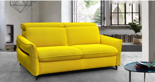 PARIS convertible Tissu ou 100% cuir syst�me express FAST'BED